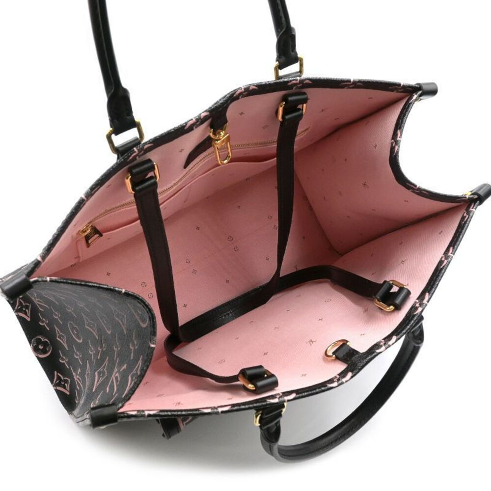 Louis Vuitton Fall You Onsa Go Monogram Black Pink Tote Bag Shoulder - Picture 5 of 8